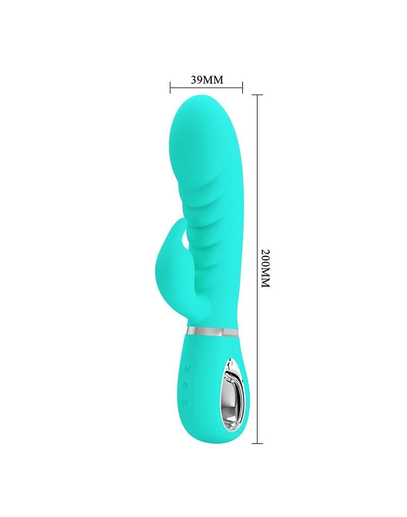 Pretty Love - Prescott - Rabbit Vibrator - Groen 7