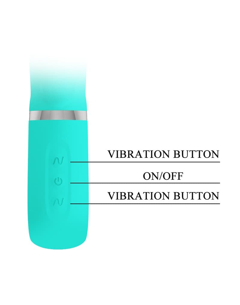 Pretty Love - Prescott - Rabbit Vibrator - Groen 8