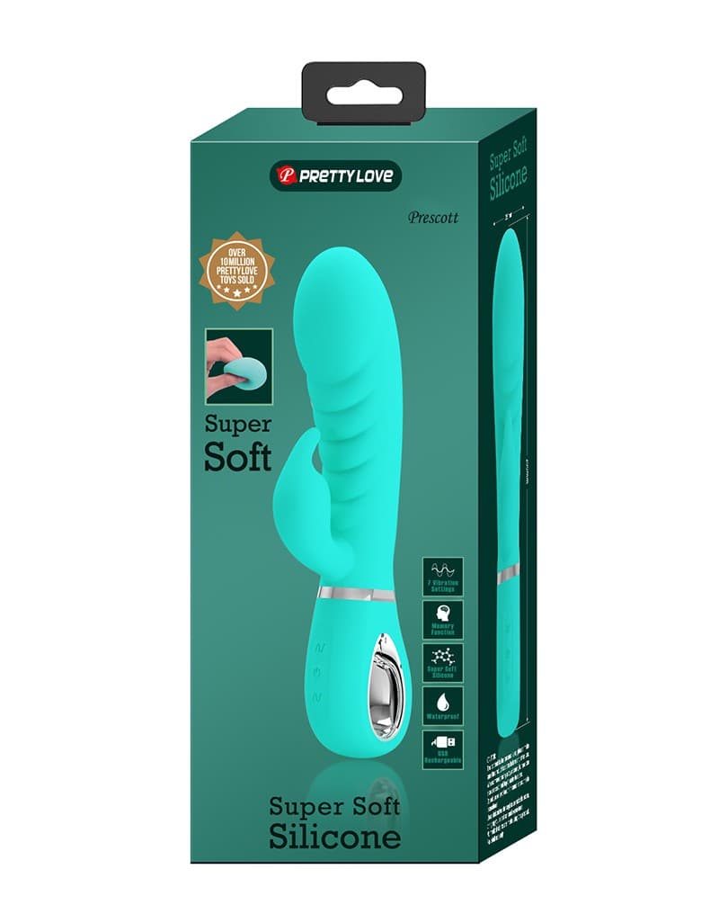 Pretty Love - Prescott - Rabbit Vibrator - Groen 2