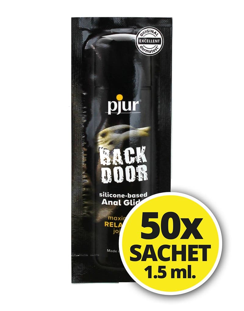pjur - Back Door - Glijmiddel op siliconenbasis - 50 sachets van 1.5 ml 1
