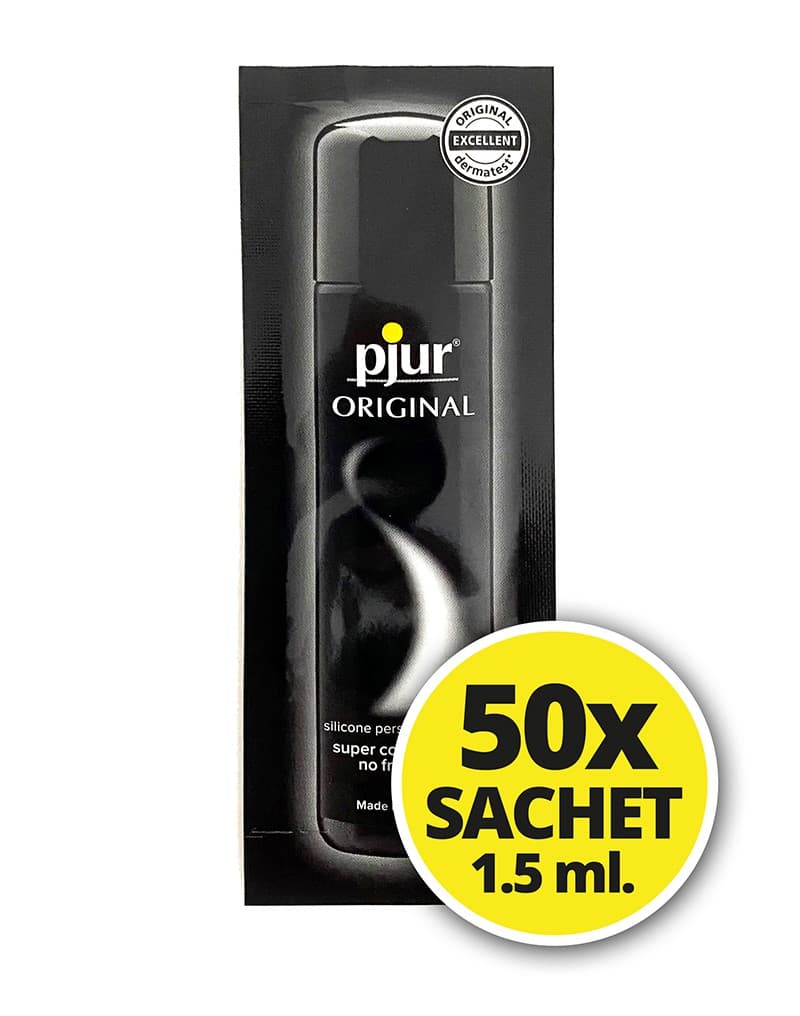 pjur - Original - Glijmiddel op siliconenbasis - 50 sachets van 1.5 ml 1
