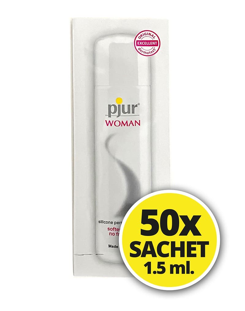 pjur - Woman - Glijmiddel op siliconenbasis - 50 sachets van 1.5 ml 1