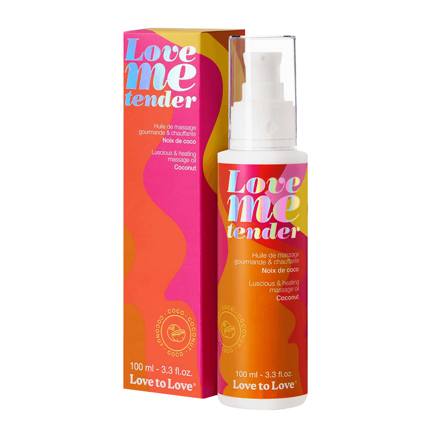 Love To Love - Love Me Tender Massageolie - Cconut 2