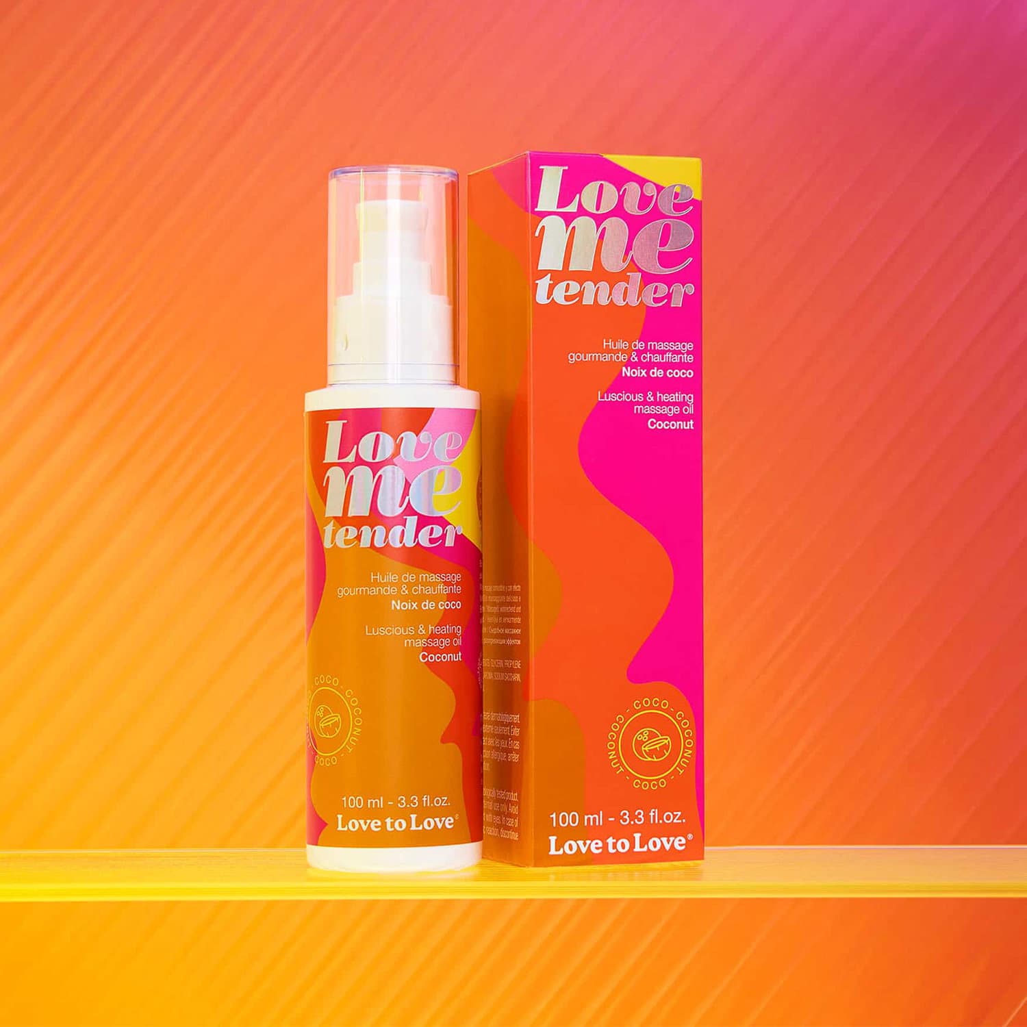Love To Love - Love Me Tender Massageolie - Cconut 3