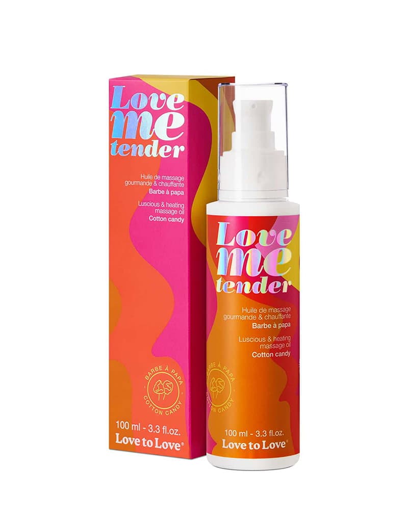 Love To Love - Love Me Tender Massageolie - Cotton Candy 1