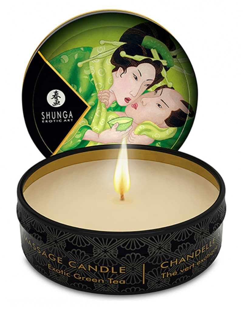 Shunga - Mini Massagekaars - Exotic Green Tea - 30 ml 1
