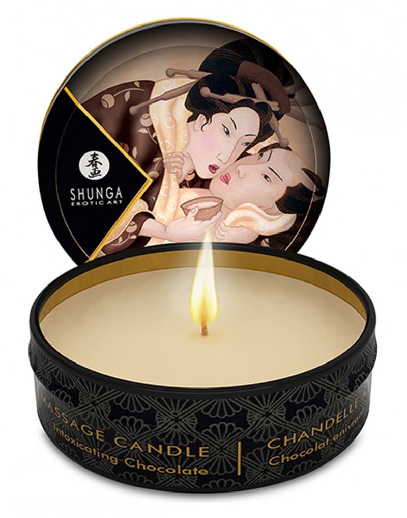 Shunga - Mini Massagekaars - Intoxicating Chocolate - 30 ml 1