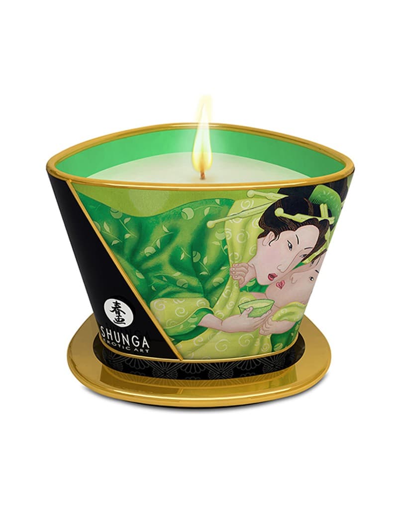 Shunga - Massagekaars - Exotic Green Tea - 170 ml 1