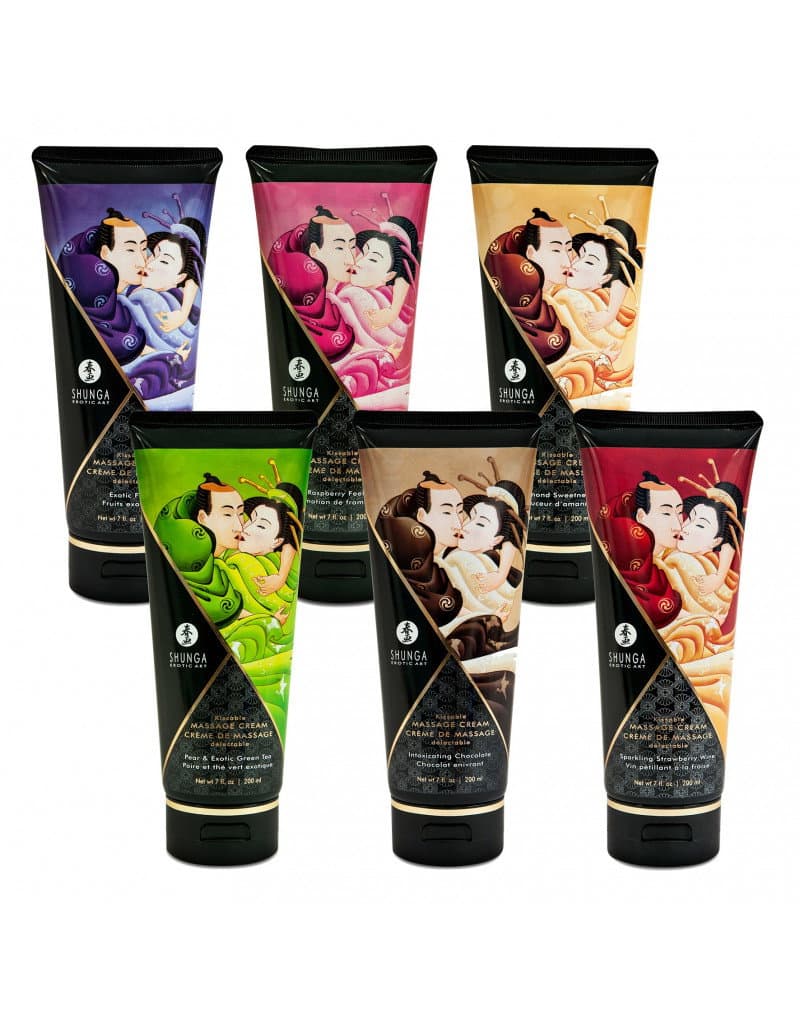 Shunga - Eetbare Massage Crème - Pear & Exotic Green Tea - 200 ml 2