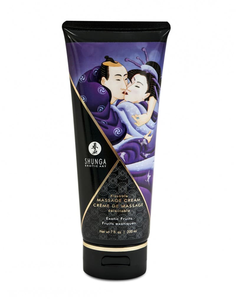 Shunga - Eetbare Massage Crème - Exotic Fruits - 200 ml 1