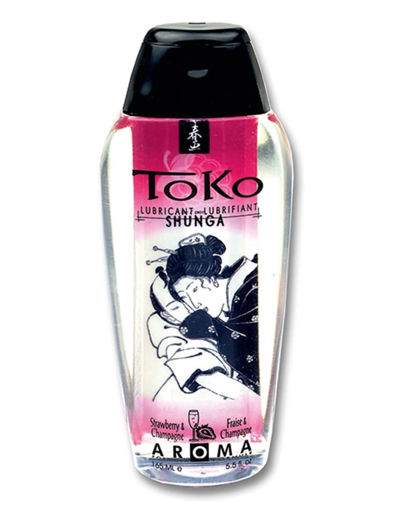 Shunga - Toko Aroma Strawberry Wine - Glijmiddel op waterbasis - 165 ml 1