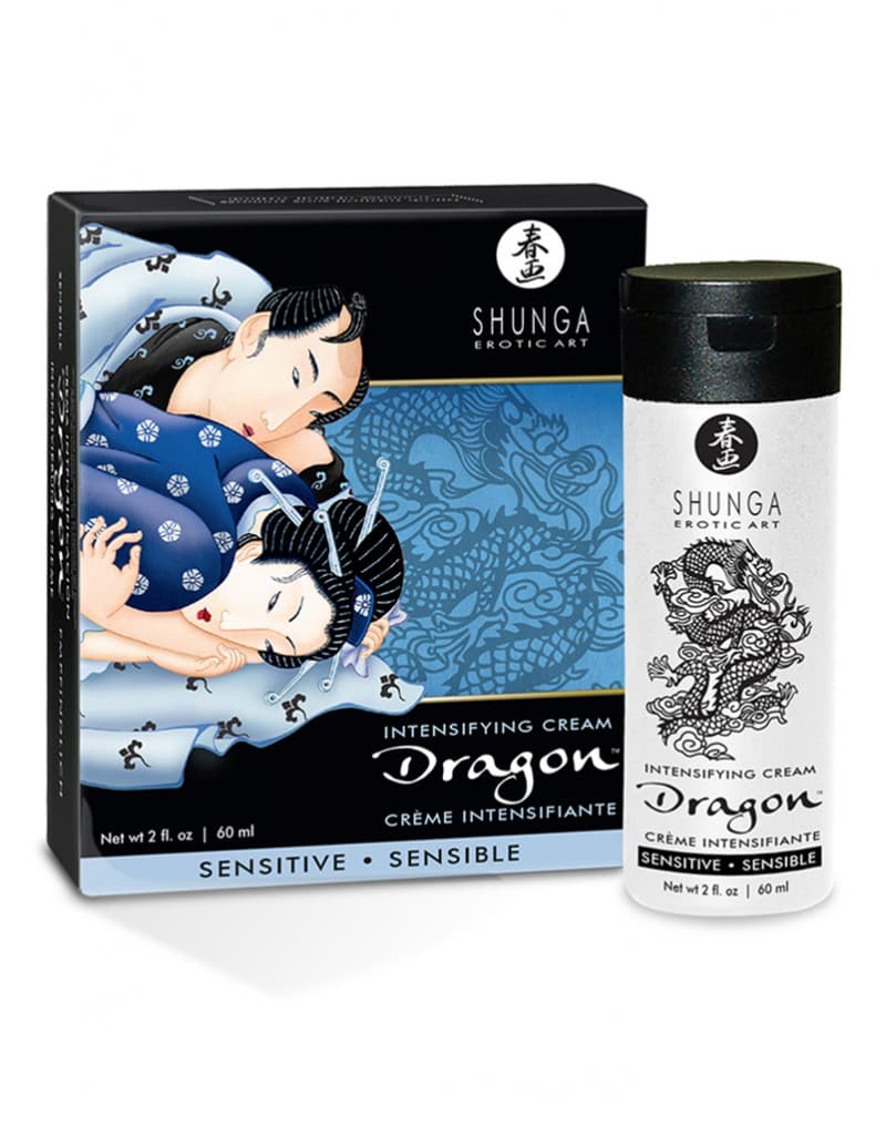 Shunga - Dragon Cream Sensitive - Intensifiërende Crème - 60 ml 1