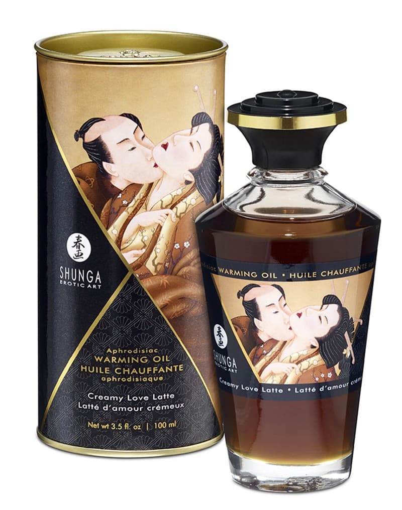 Shunga - Verwarmende Olie - Creamy Latte - 100 ml 1