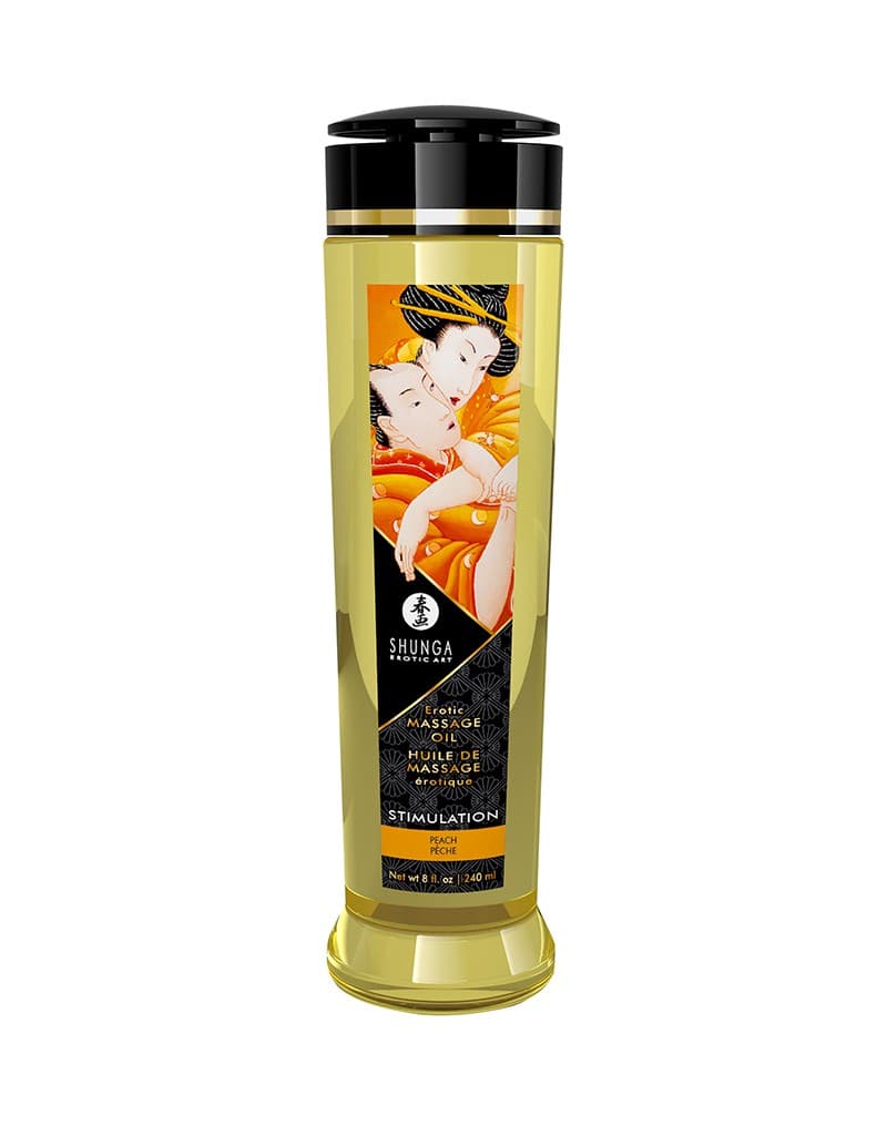 Shunga - Massage Olie - Stimulation Peach - 240 ml 2