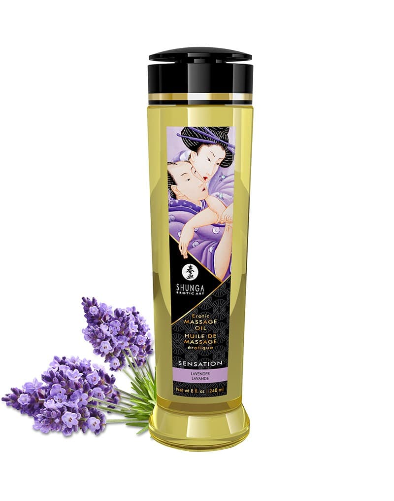 Shunga - Massage Olie - Sensation Lavender - 240 ml 1