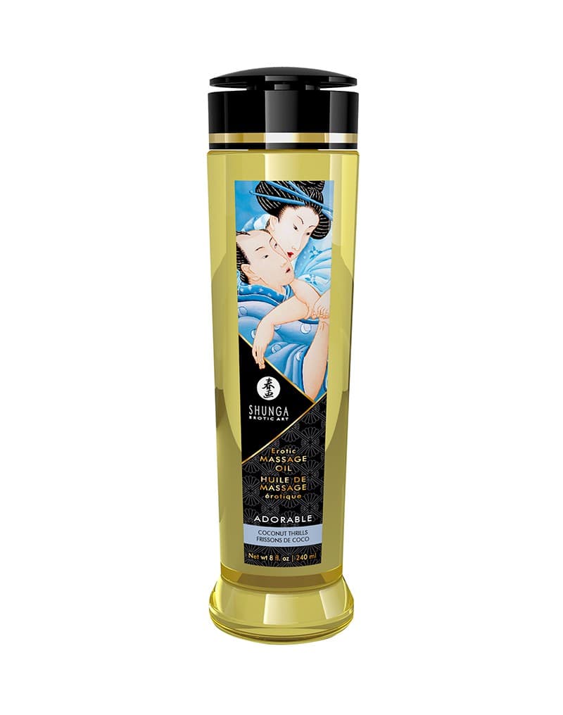 Shunga - Massage Olie - Adorable Coconut - 240 ml 2