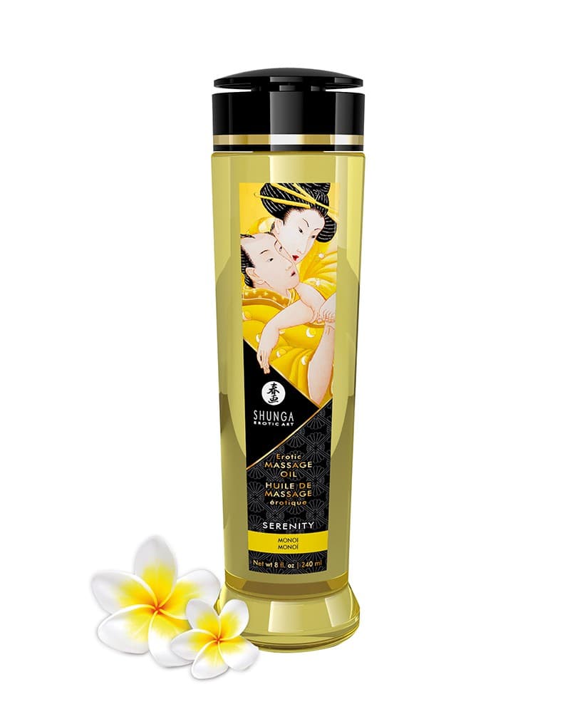 Shunga - Massage Olie - Serenity Monoi - 240 ml 1
