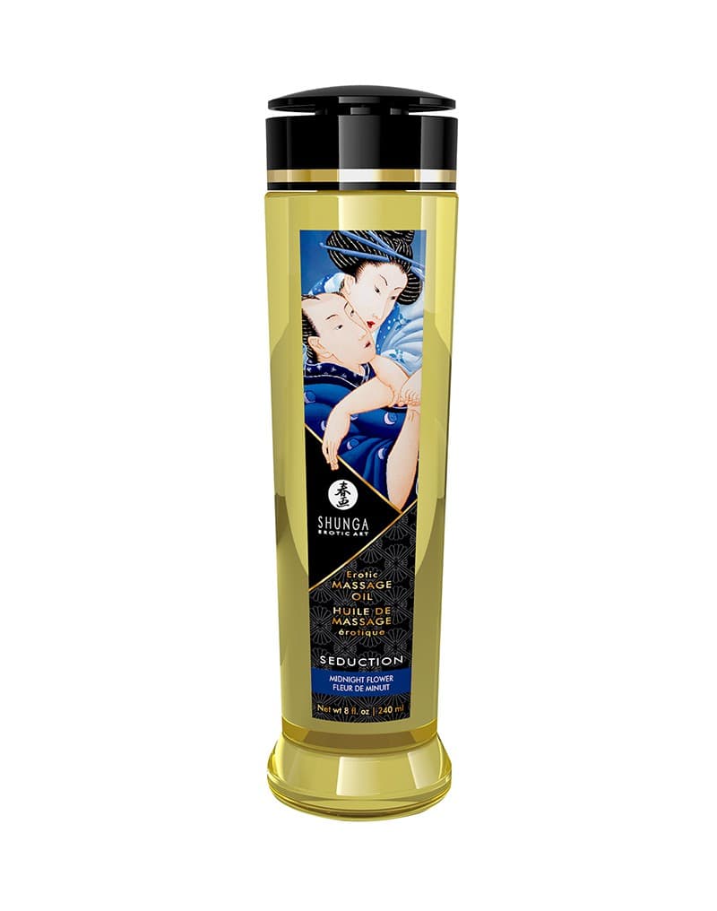 Shunga - Massage Olie - Seduction Midnight Flower - 240 ml 2