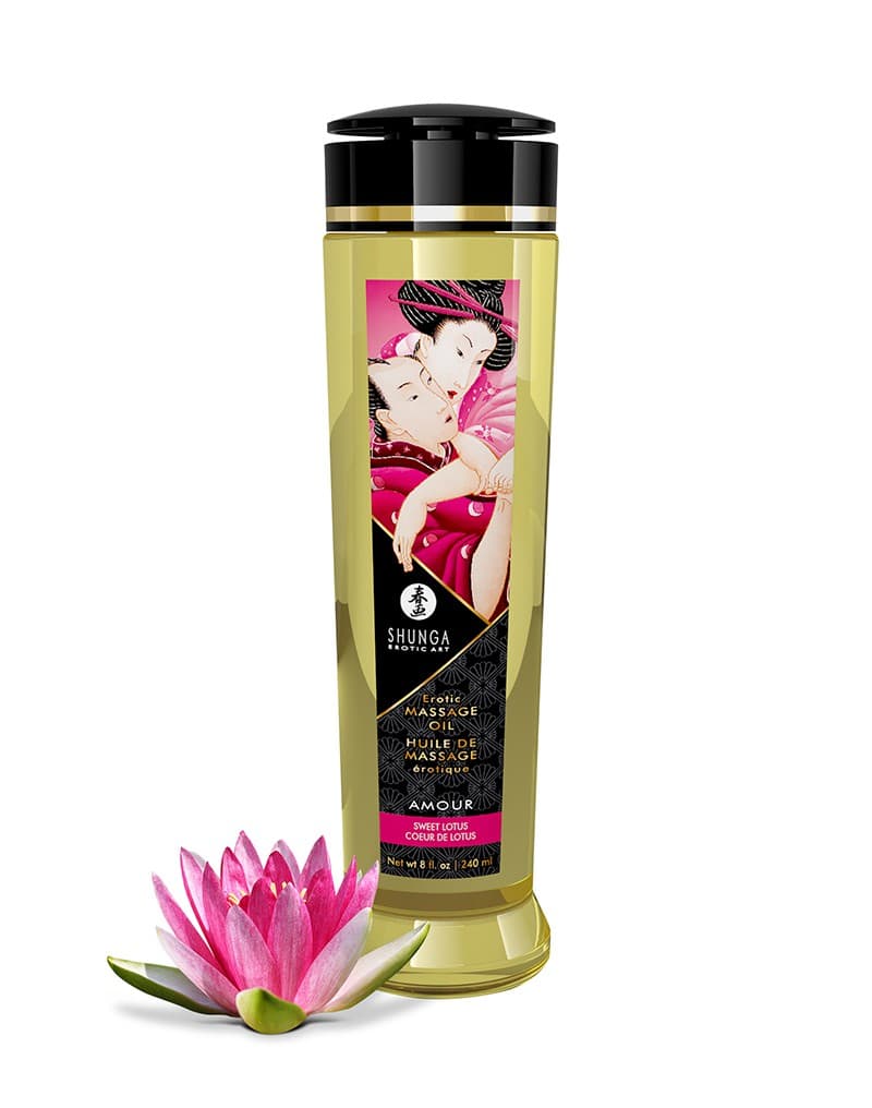 Shunga - Massage Olie - Sweet Lotus - 240 ml 1