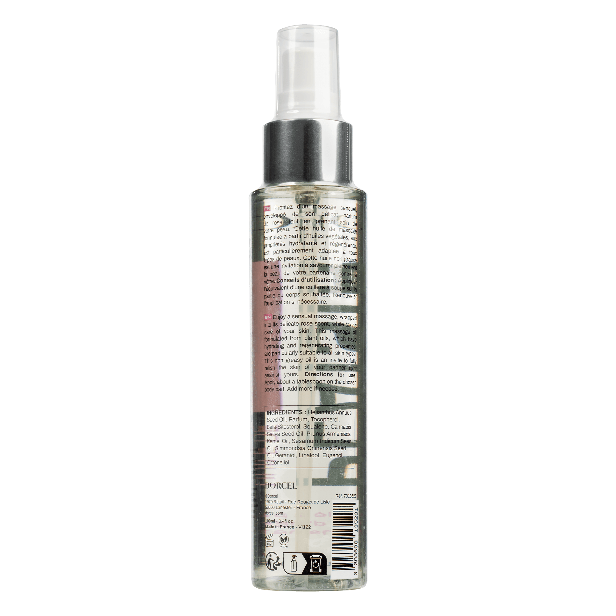 Dorcel - Plaisir - Wild Rose - Massageolie - 100 ml 2