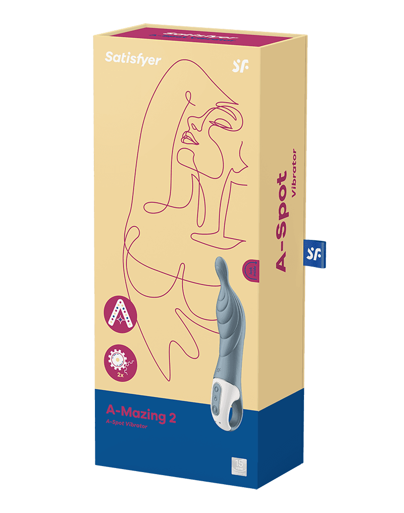Satisfyer - A-Mazing 2 - A-Spot Vibrator - Grijs 2