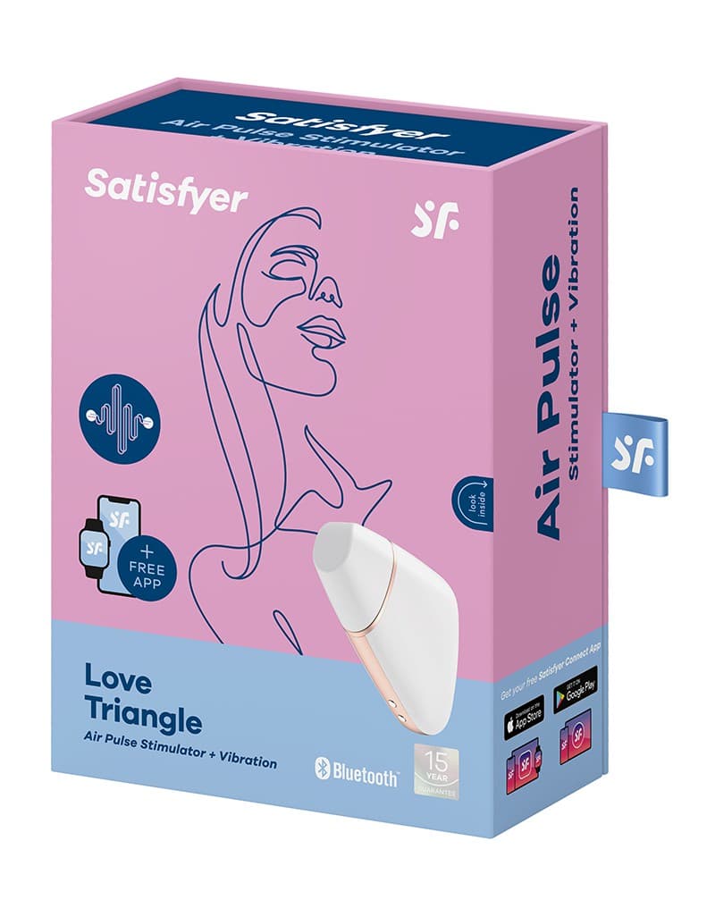 Satisfyer Love Triangle White / incl. Bluetooth and App 2