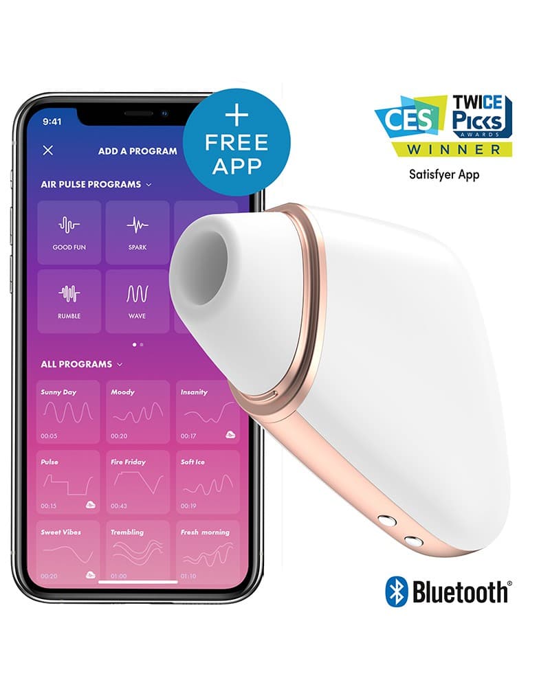 Satisfyer Love Triangle White / incl. Bluetooth and App 3