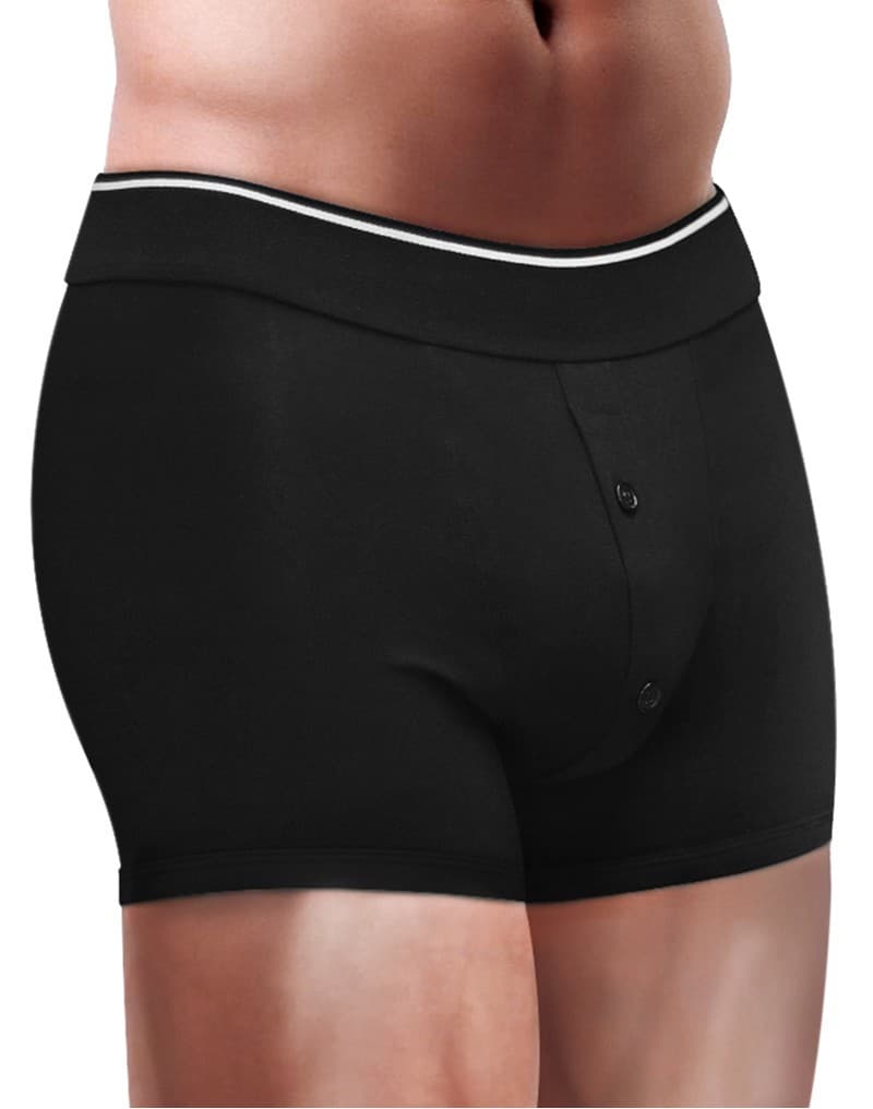 LoveToy - Unisex Strap-On Shorts Size S - Zwart 2