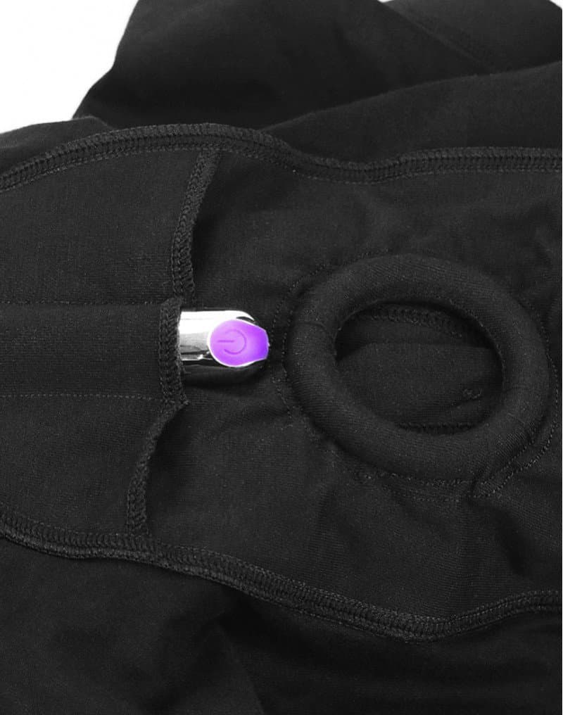 LoveToy - Unisex Strap-On Shorts Size S - Zwart 8