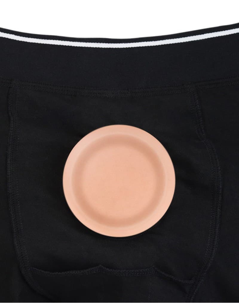 LoveToy - Unisex Strap-On Shorts Size S - Zwart 9