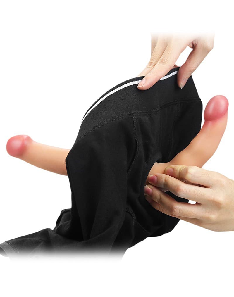 LoveToy - Unisex Strap-On Shorts Size S - Zwart 10