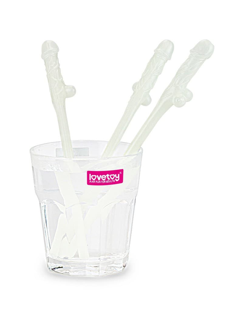 LoveToy - Glow in The Dark Rietjes - Set van 9 5