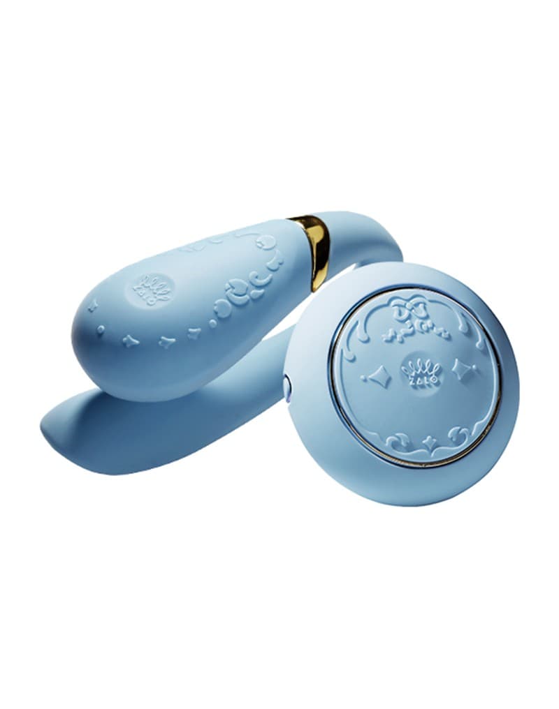 Zalo - Fanfan set Blue with remote and app control 1