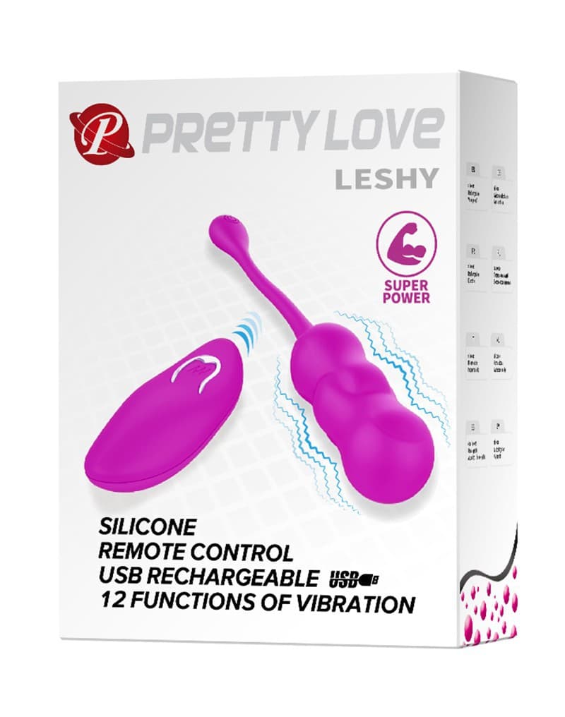 Pretty Love - Leshy - Vibrerend Ei met Afstandsbediening - Roze 2