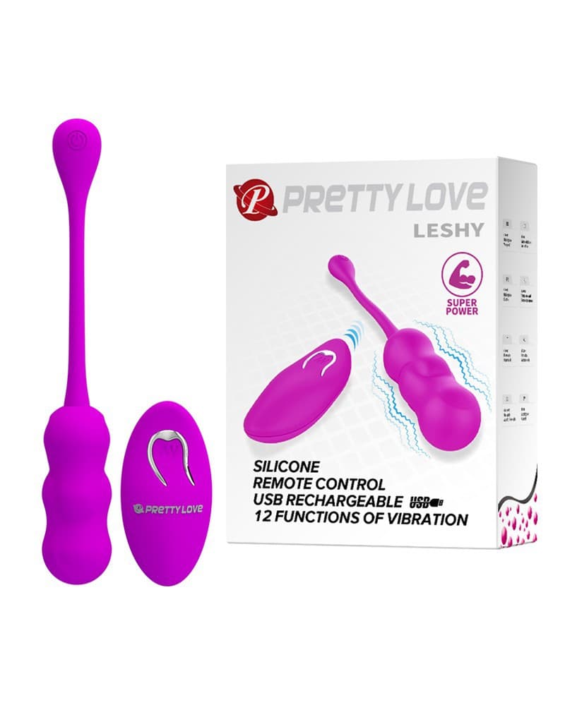 Pretty Love - Leshy - Vibrerend Ei met Afstandsbediening - Roze 4