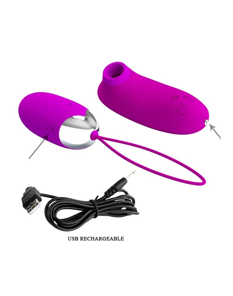 Pretty Love - Orthus - Vibrerend Ei met Afstandsbediening - Roze 4
