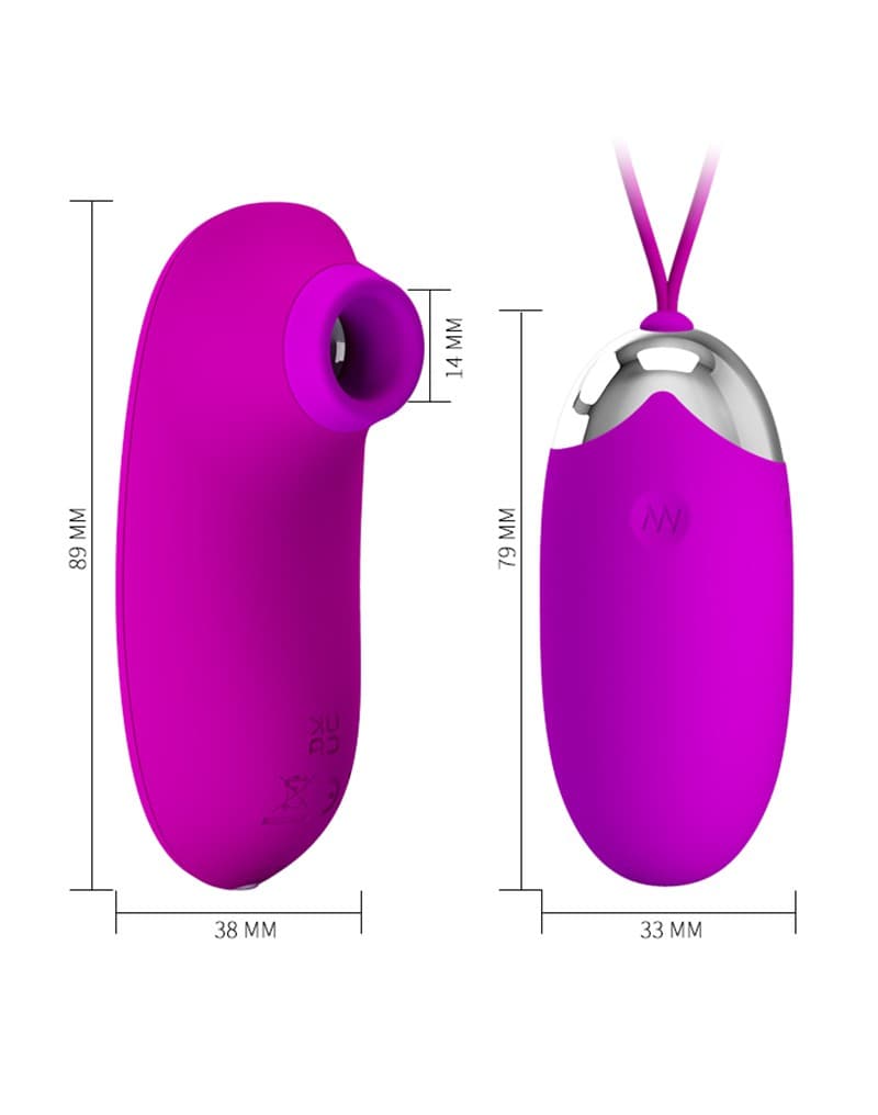 Pretty Love - Orthus - Vibrerend Ei met Afstandsbediening - Roze 5