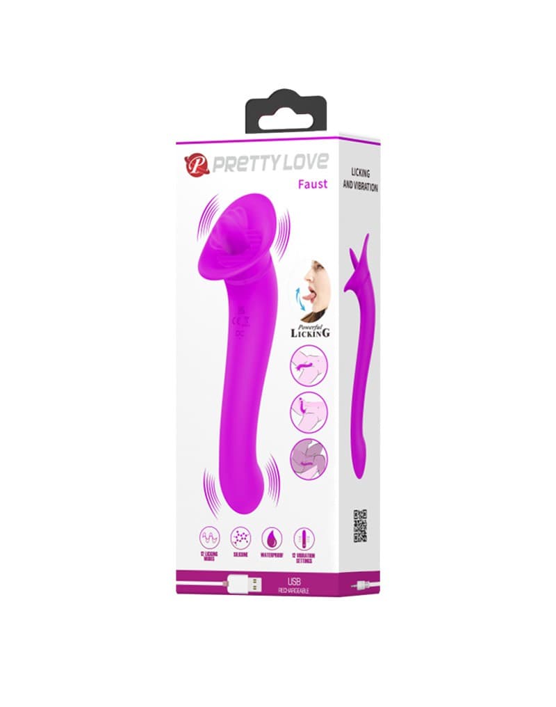 Pretty Love - Faust - Orale Seks Stimulator - Roze 2