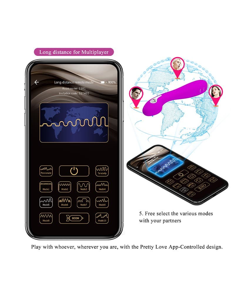 Pretty Love - Homunculus - Elektrische Shock Vibrator - Paars 3