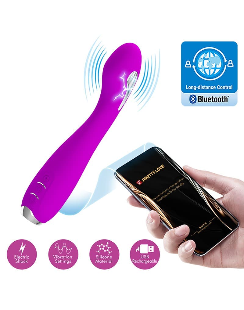 Pretty Love - Homunculus - Elektrische Shock Vibrator - Paars 2