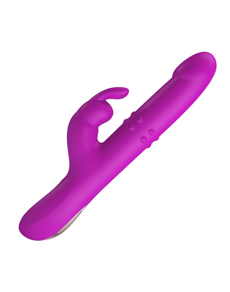 Pretty Love - Reese - Thrusting Rabbit Vibrator - Roze 9