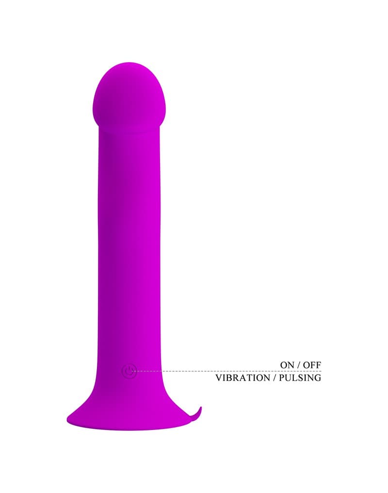 Pretty Love - Murray - Vibrerende Dildo 19 cm - Paars 7
