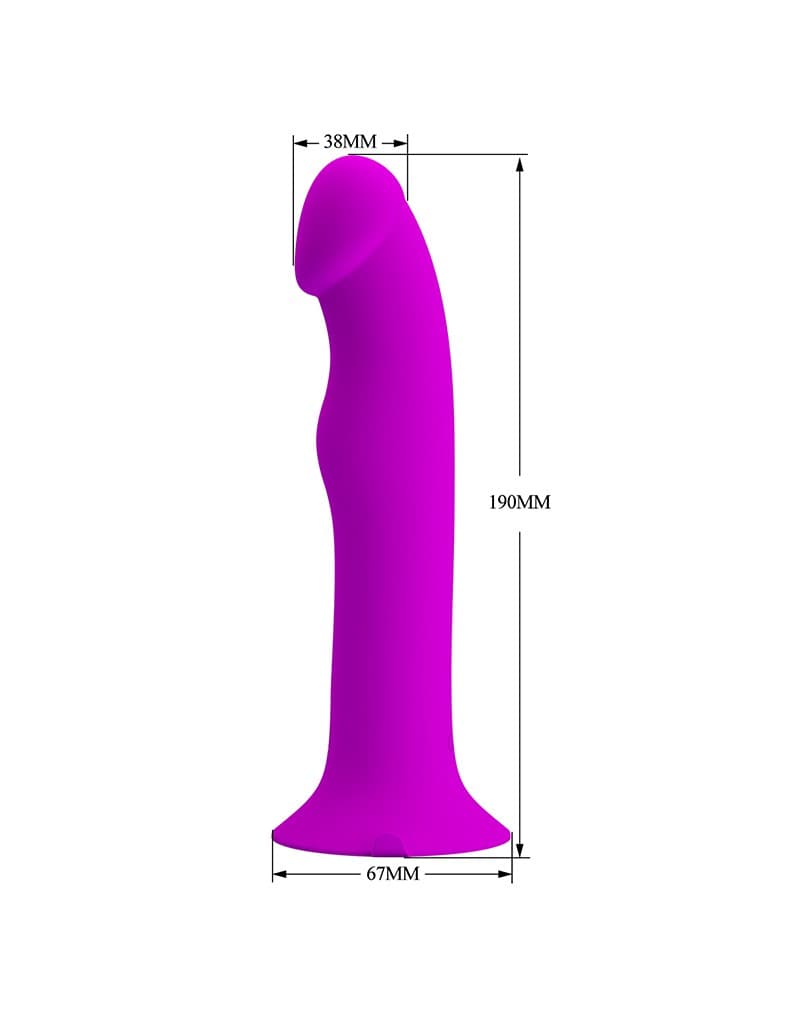 Pretty Love - Murray - Vibrerende Dildo 19 cm - Paars 5