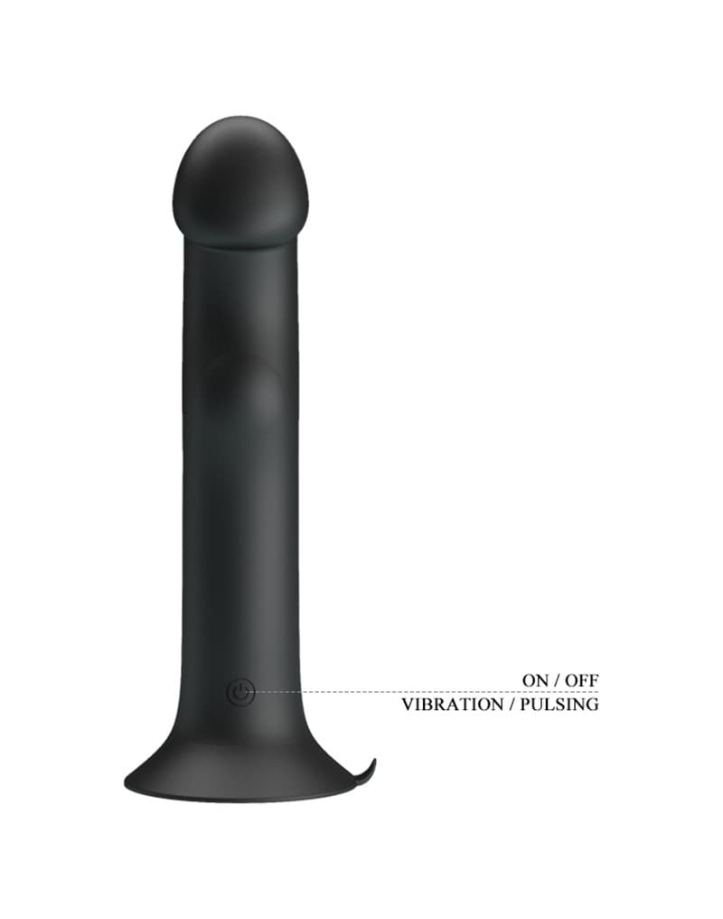 Pretty Love - Murray - Vibrerende Dildo 19 cm - Zwart 6