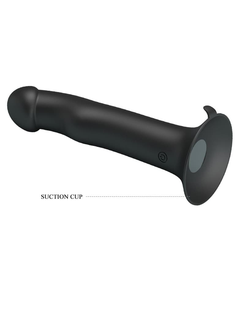 Pretty Love - Murray - Vibrerende Dildo 19 cm - Zwart 7