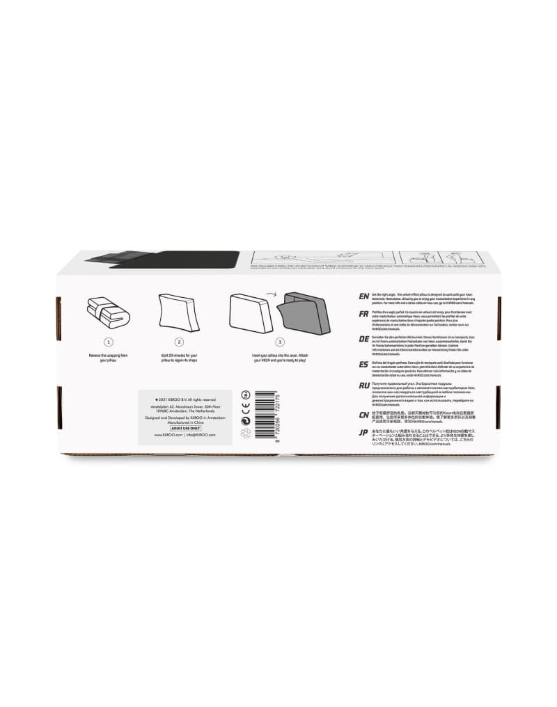 KIIROO - Multifunctioneel Kussen voor KEON Masturbator - Zwart 7