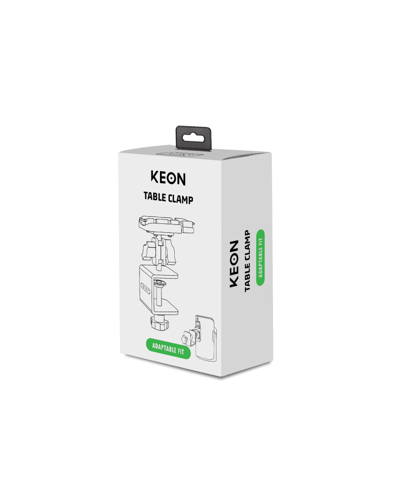 KIIROO - Tafelklem voor KEON Masturbator - Zwart 2