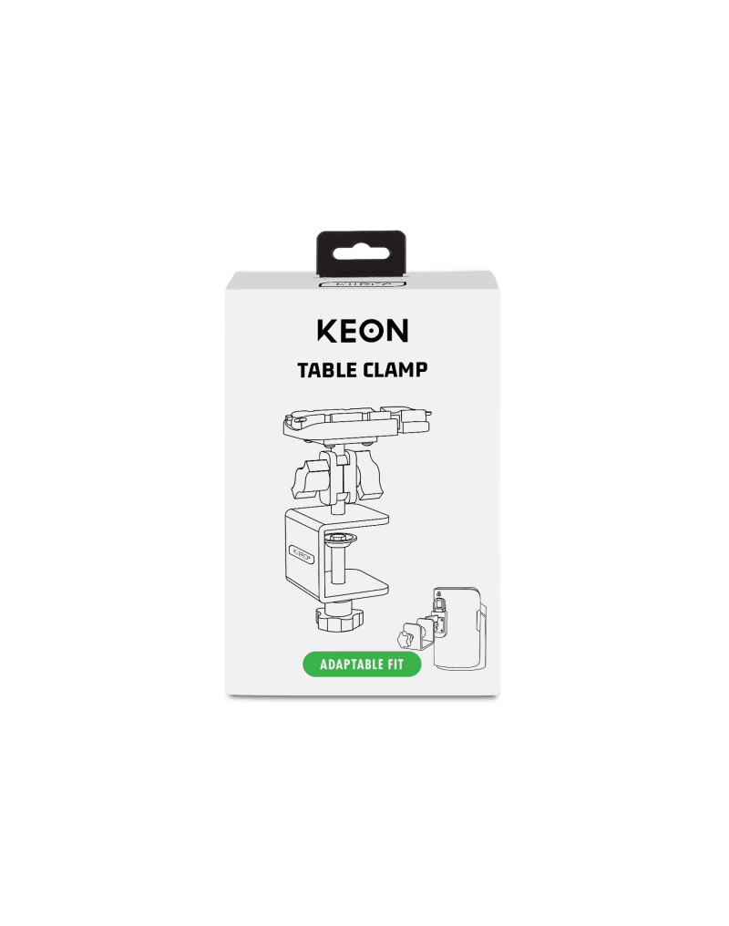 KIIROO - Tafelklem voor KEON Masturbator - Zwart 10