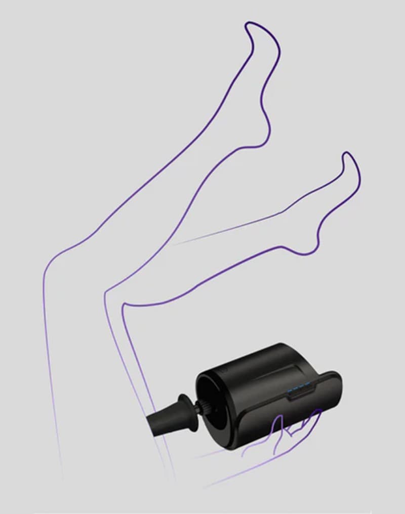 KIIROO - Dildo met vacuümvergrendelingssysteem voor KEON Masturbator - Zwart 8