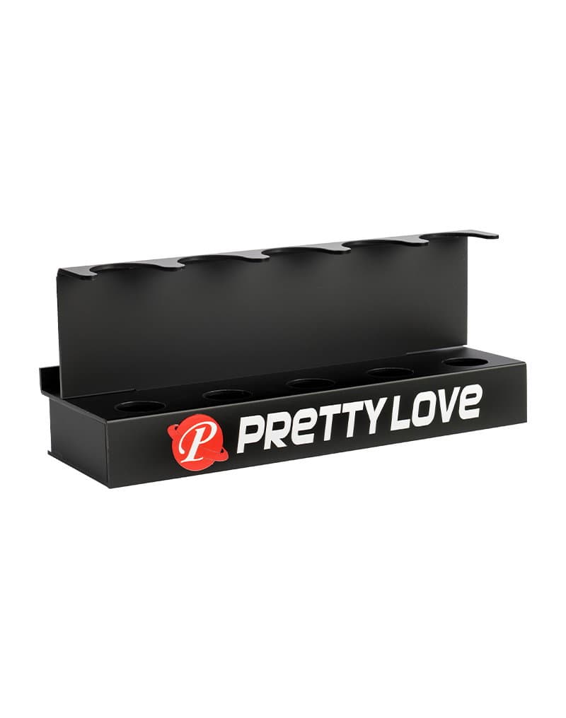 Pretty Love - Slatwall Display voor 5 stuks speelgoed - Zwart 1